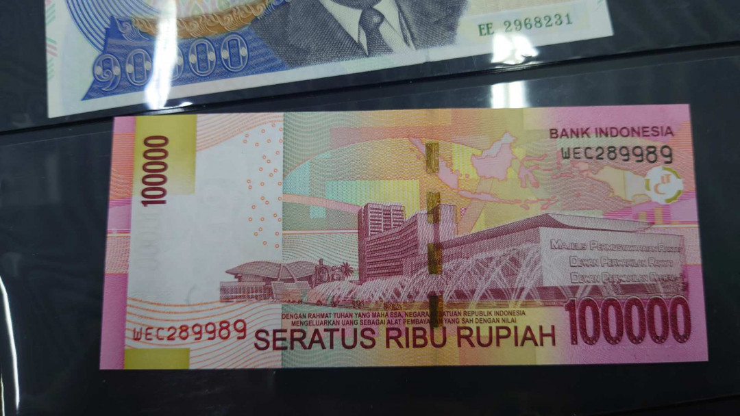 【囧羊收藏】精选微拍第14期~2021年第五期 世界纸币 2014年印度尼西亚100000卢比 全新绝品少见