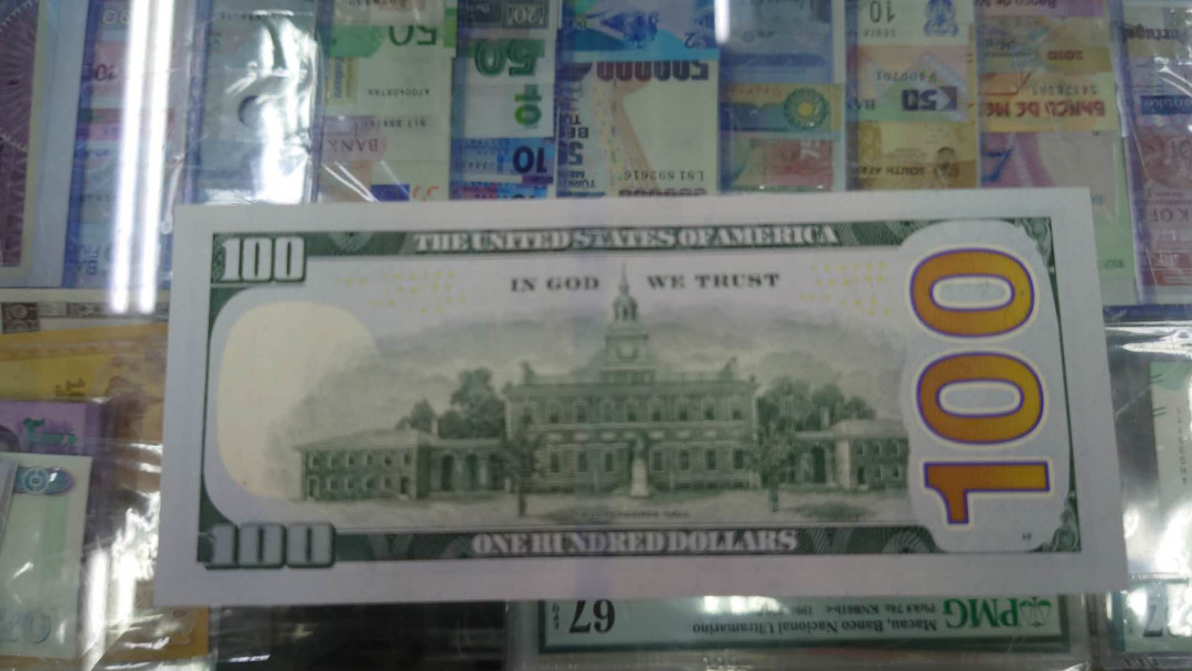 【囧羊收藏】精选微拍第14期~2021年第五期 世界纸币 2017年100美元 豹子号16660777 全新绝品