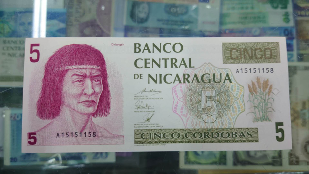 【囧羊收藏】精选微拍第14期~2021年第五期 世界纸币 1991年尼加拉瓜5元 罕见版本 全新绝品无47