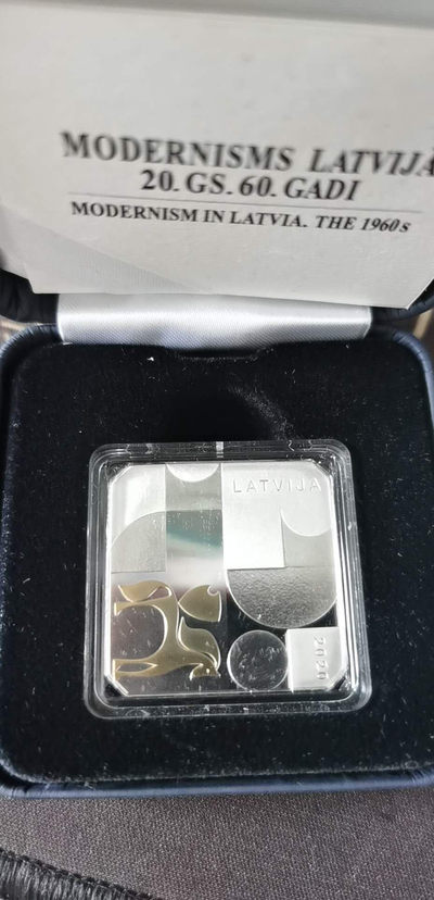 新年快乐，给大家拜年了 拉脱维亚2020年现代艺术银币