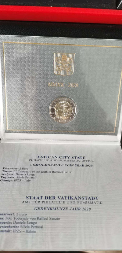 新年快乐，给大家拜年了 2020年梵蒂冈普制拉斐尔卡册，特价秒杀