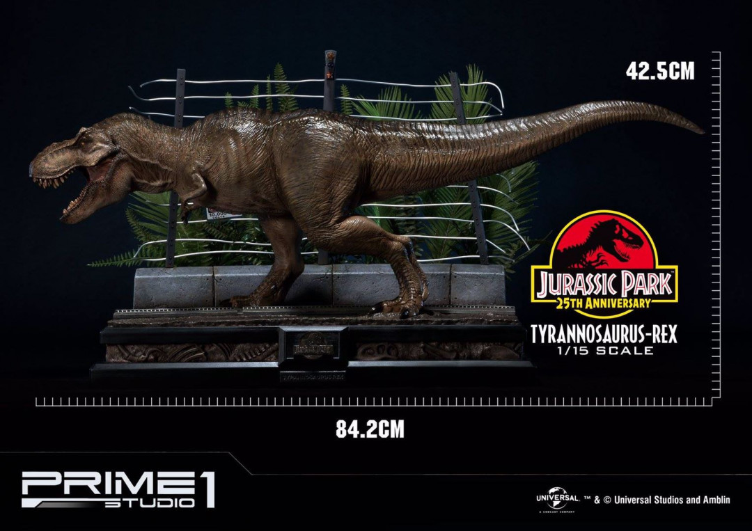 零元拍：Primes 1 Studio：1/15《侏罗纪公园》25周年- T-Rex/霸王龙豪华版（LMCJP-01EX）