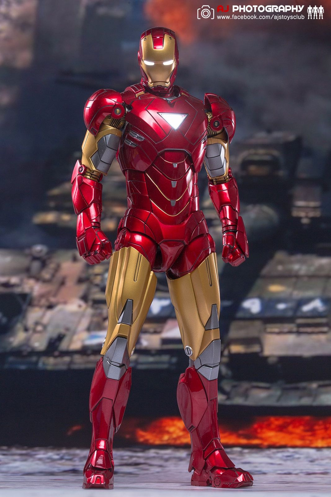 零元拍：KingArts 1/9 合金系列 钢铁侠 MK6 DFS021