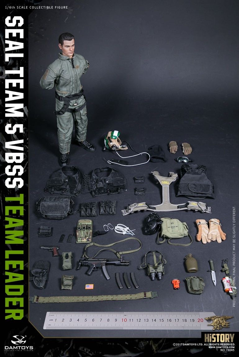 零元拍：DAMTOYS 1/6 海豹5队 - VBSS小队 队长 78045