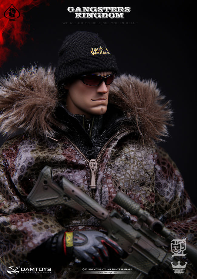 零元拍：DAMTOYS 1/6 黑帮王国系列 - 黑桃5 / GK007