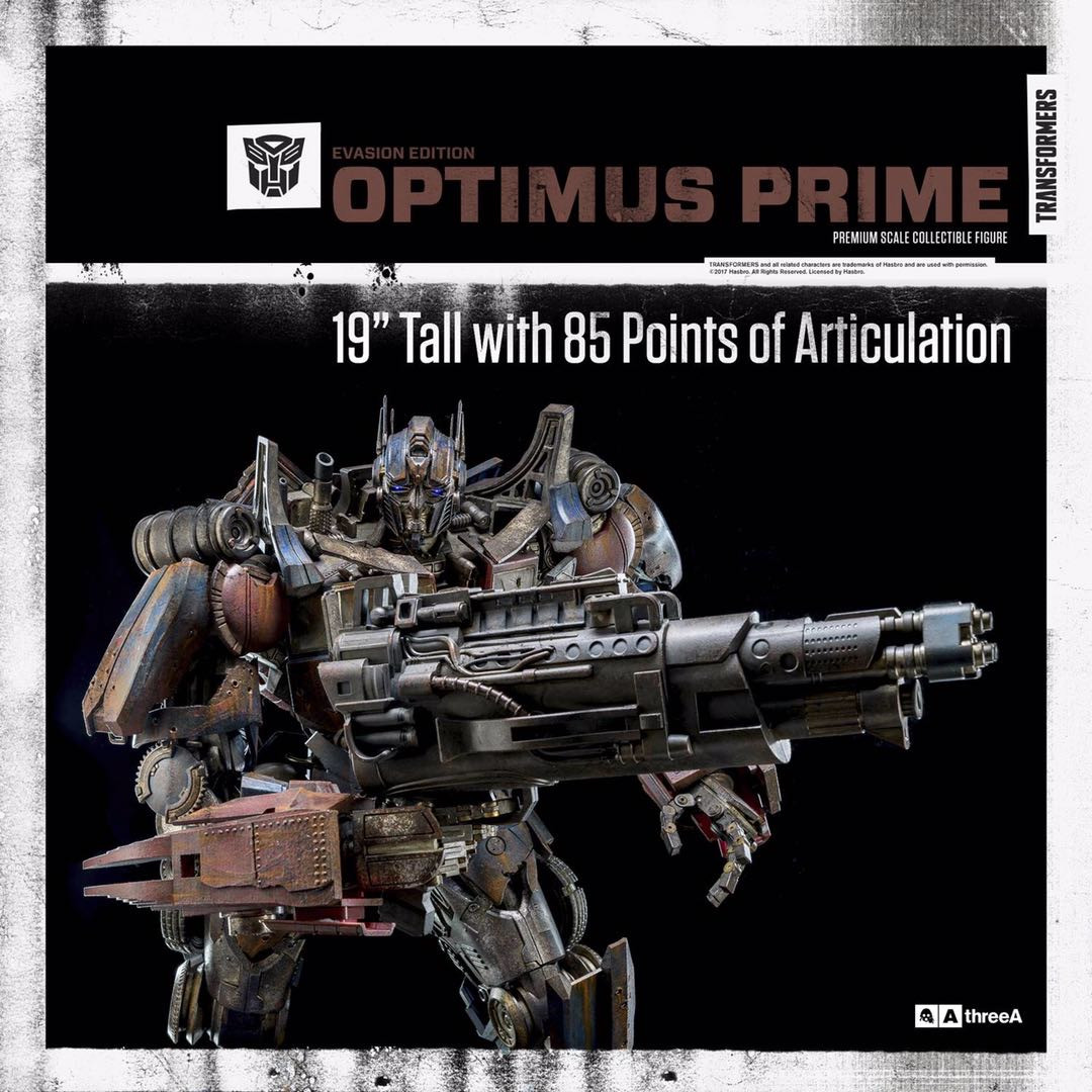 零元拍：ThreeA19寸《变形金刚4:绝迹重生》-擎天柱Optimus Prime -藏匿版