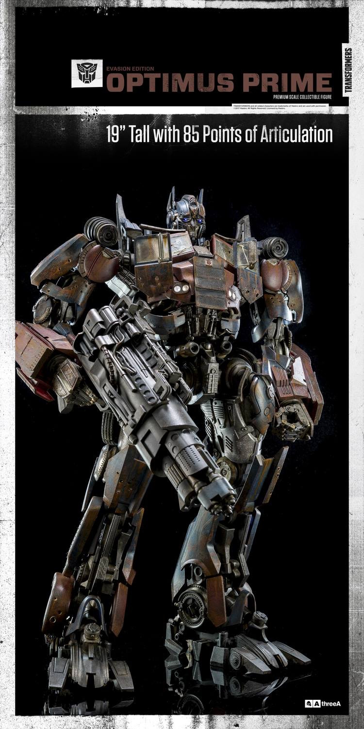 零元拍：ThreeA19寸《变形金刚4:绝迹重生》-擎天柱Optimus Prime -藏匿版