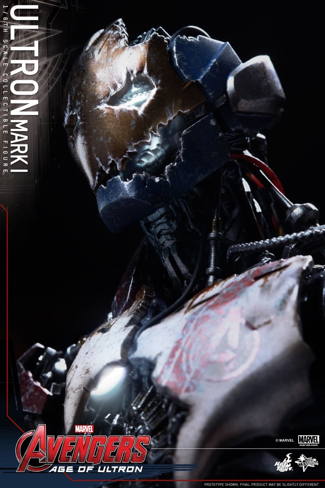 零元拍：Hottoys ：1/6 MMS292《复联2-奥创纪元》- 奥创 MK 1