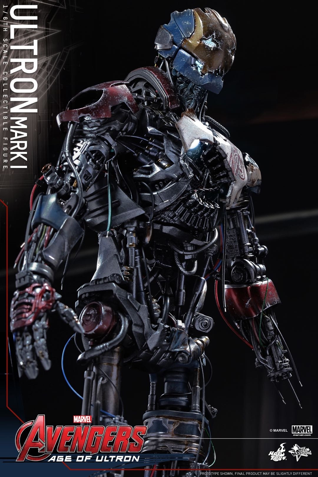 零元拍：Hottoys ：1/6 MMS292《复联2-奥创纪元》- 奥创 MK 1