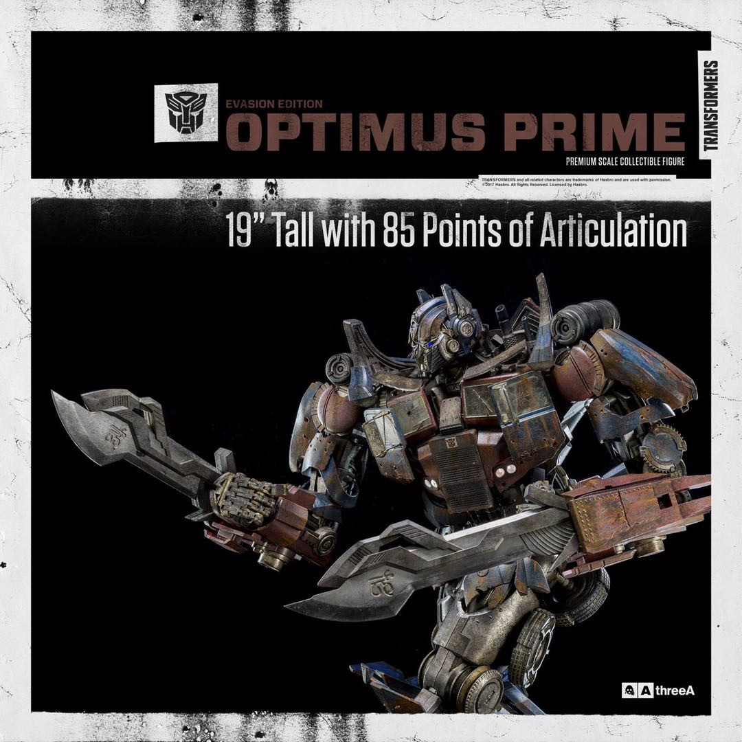零元拍：ThreeA19寸《变形金刚4:绝迹重生》-擎天柱Optimus Prime -藏匿版