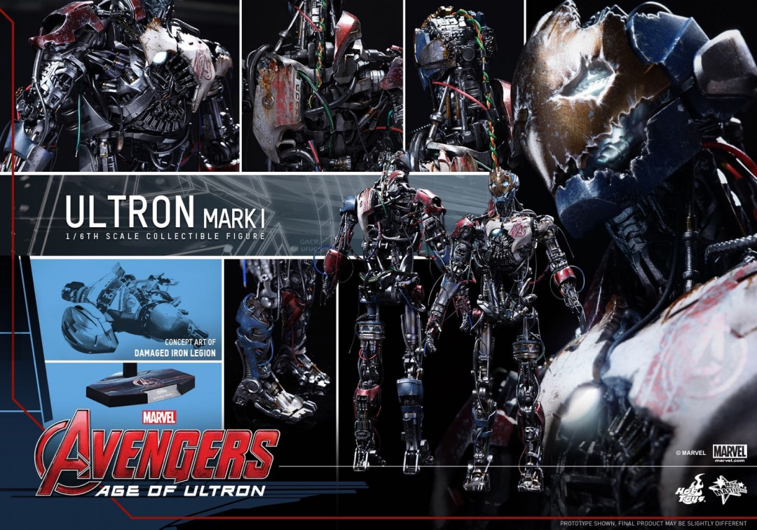 零元拍：Hottoys ：1/6 MMS292《复联2-奥创纪元》- 奥创 MK 1