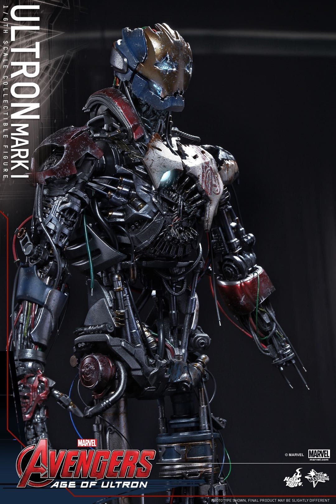 零元拍：Hottoys ：1/6 MMS292《复联2-奥创纪元》- 奥创 MK 1