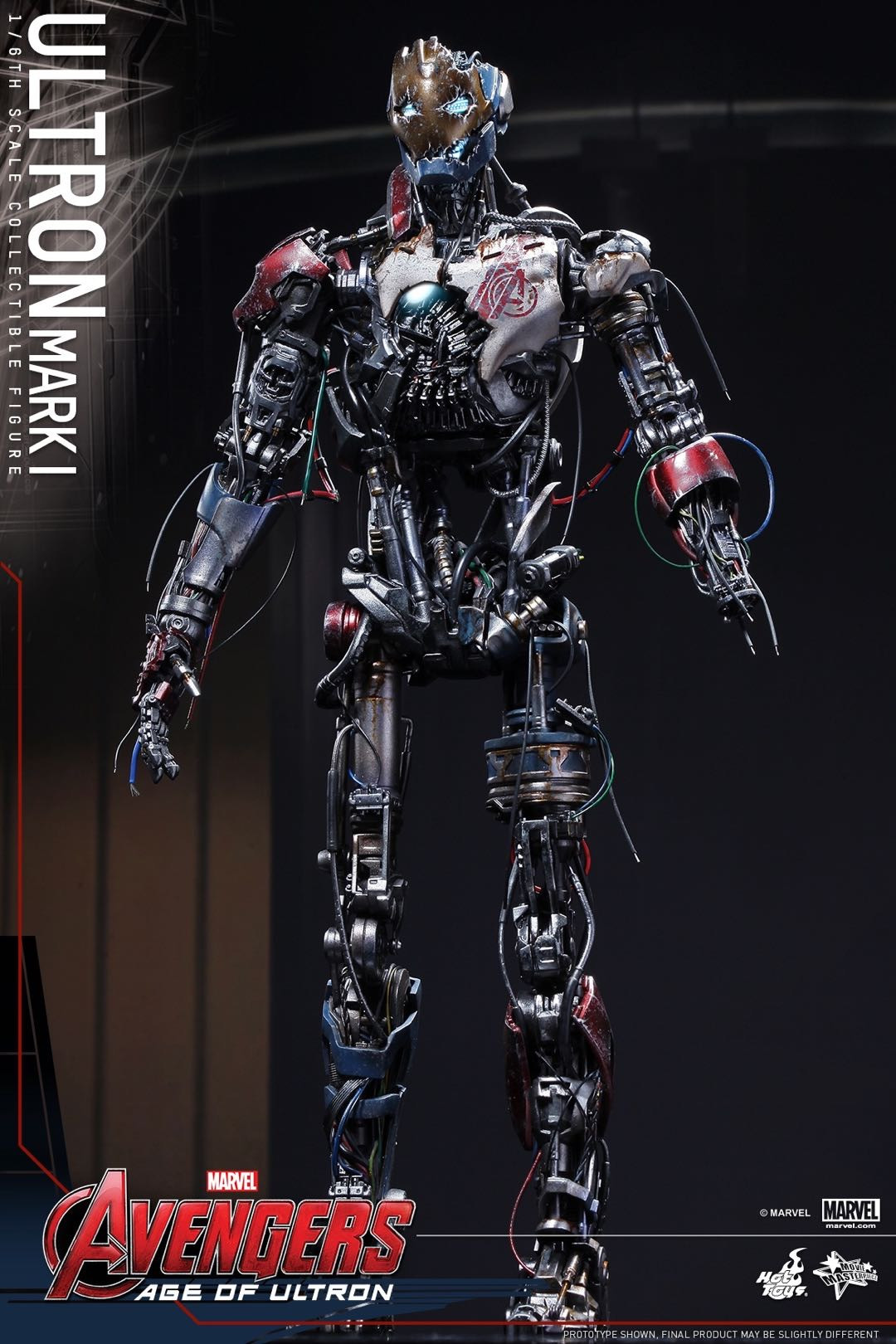 零元拍：Hottoys ：1/6 MMS292《复联2-奥创纪元》- 奥创 MK 1