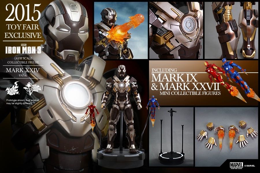 零元拍：Hottoys 1/6 MMS303《钢铁侠3》- MK24 TANK 