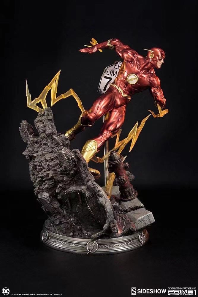 零元拍：5-Sideshow × Prime 1 Studio：21寸 新52系列 正义联盟 - 闪电侠