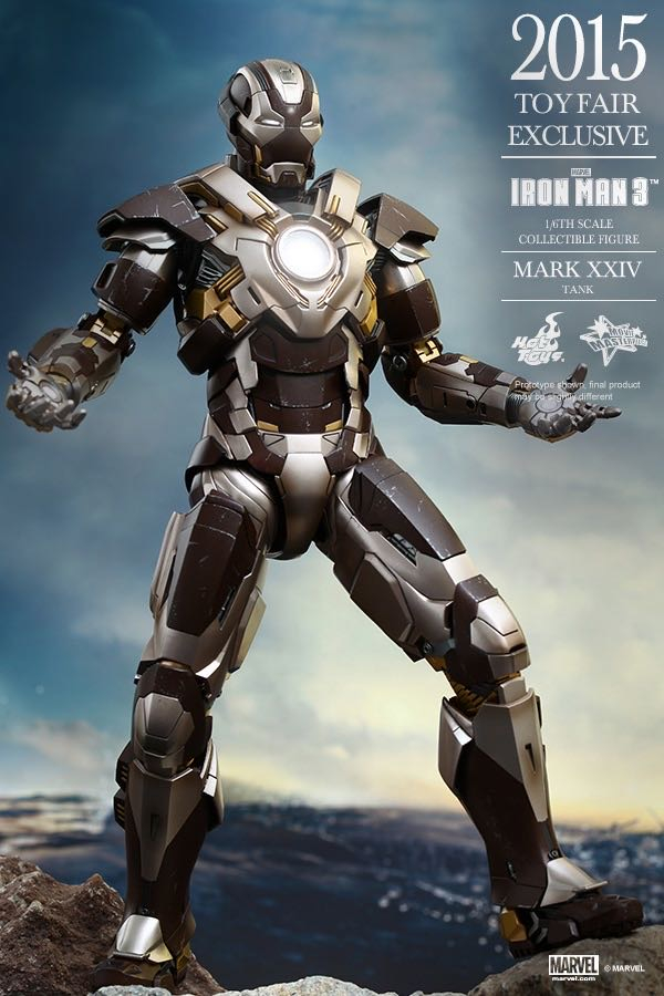 零元拍：Hottoys 1/6 MMS303《钢铁侠3》- MK24 TANK 