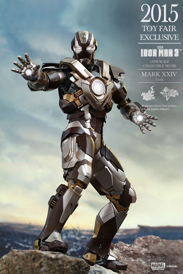 零元拍：Hottoys 1/6 MMS303《钢铁侠3》- MK24 TANK 