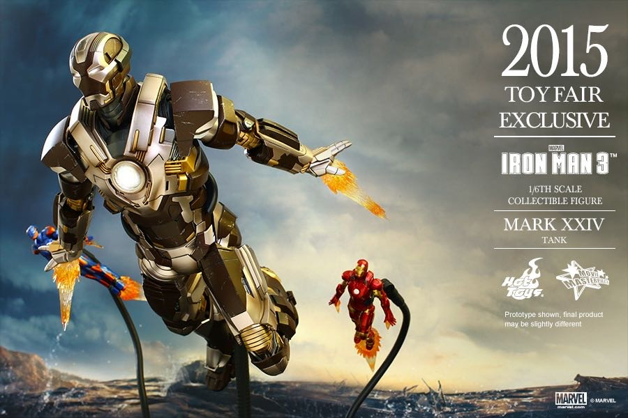 零元拍：Hottoys 1/6 MMS303《钢铁侠3》- MK24 TANK 