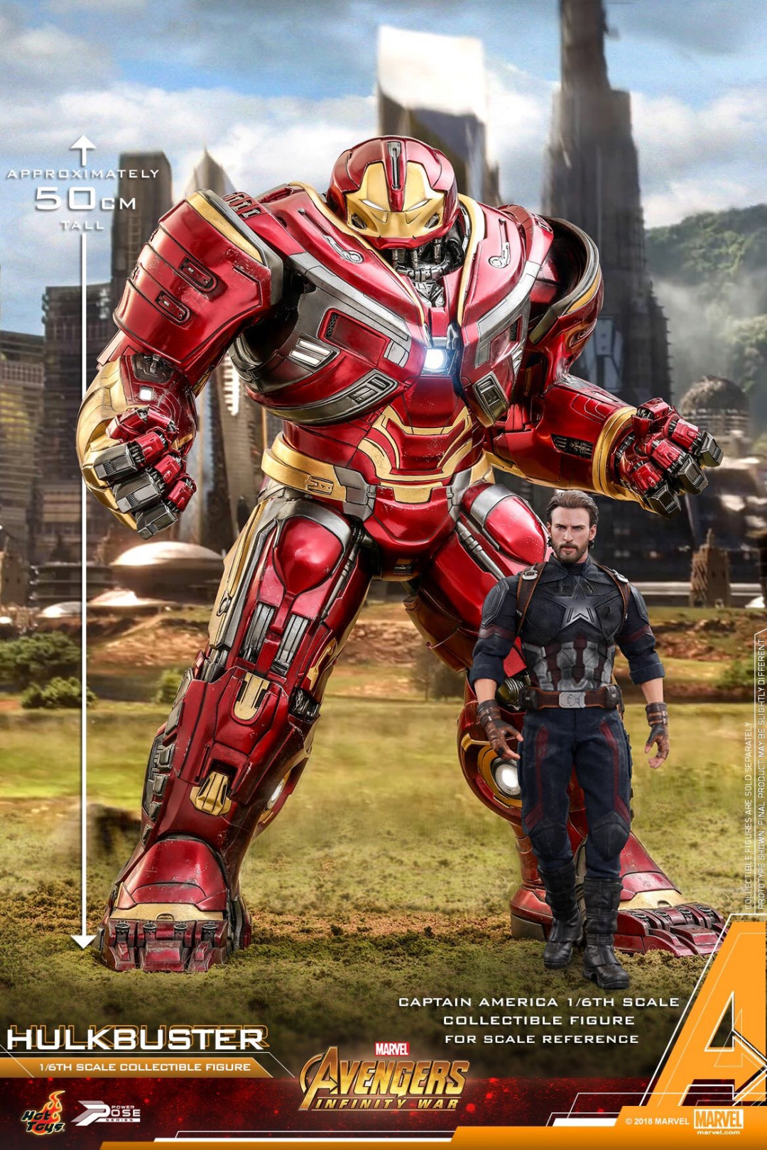 零元拍：HotToys ：1/6 PPS005《复仇者联盟3-无限战争》- 反浩克装甲