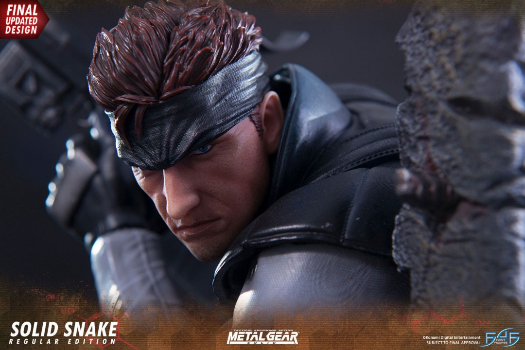 零元拍：First 4 Figures： 17.5寸 合金装备 - 斯内克/SOLID SNAKE 雕像