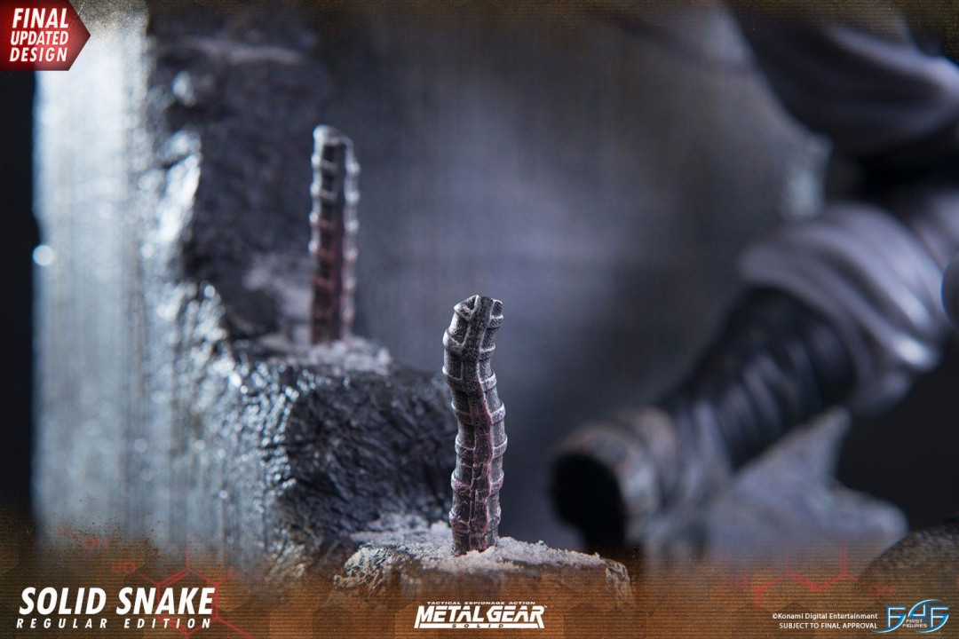 零元拍：First 4 Figures： 17.5寸 合金装备 - 斯内克/SOLID SNAKE 雕像