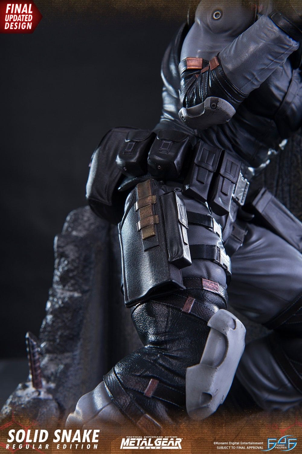 零元拍：First 4 Figures： 17.5寸 合金装备 - 斯内克/SOLID SNAKE 雕像