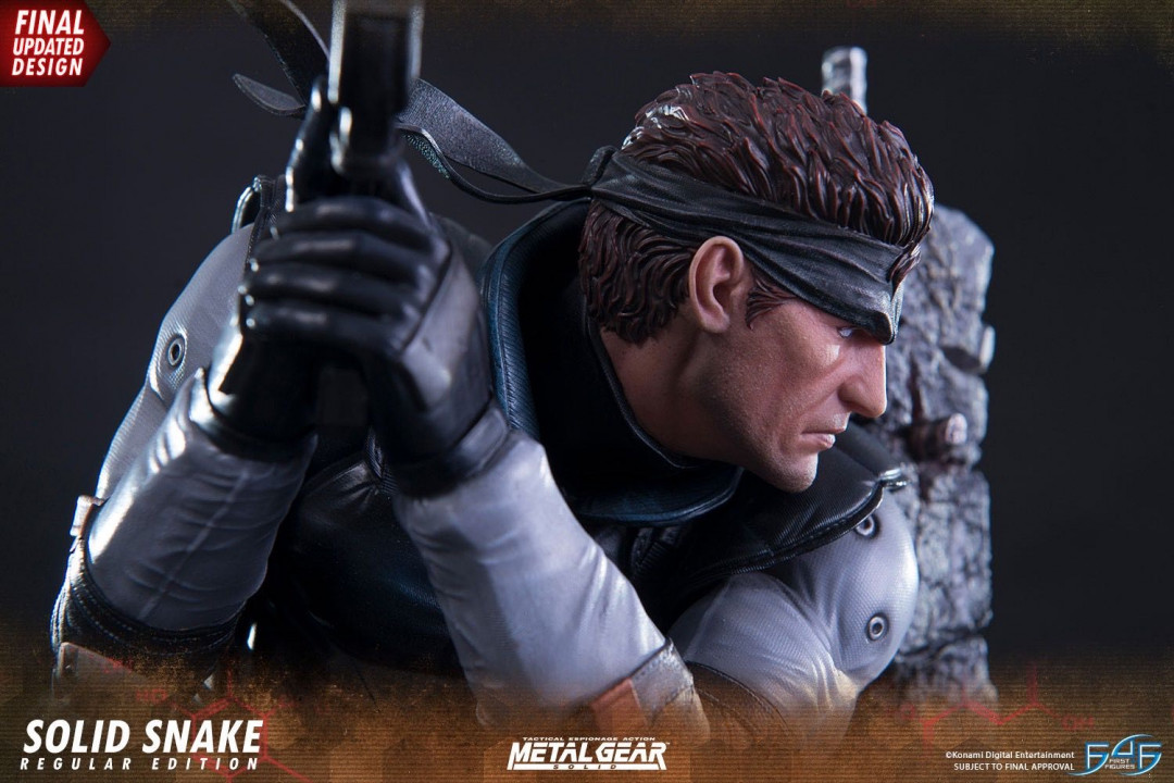 零元拍：First 4 Figures： 17.5寸 合金装备 - 斯内克/SOLID SNAKE 雕像