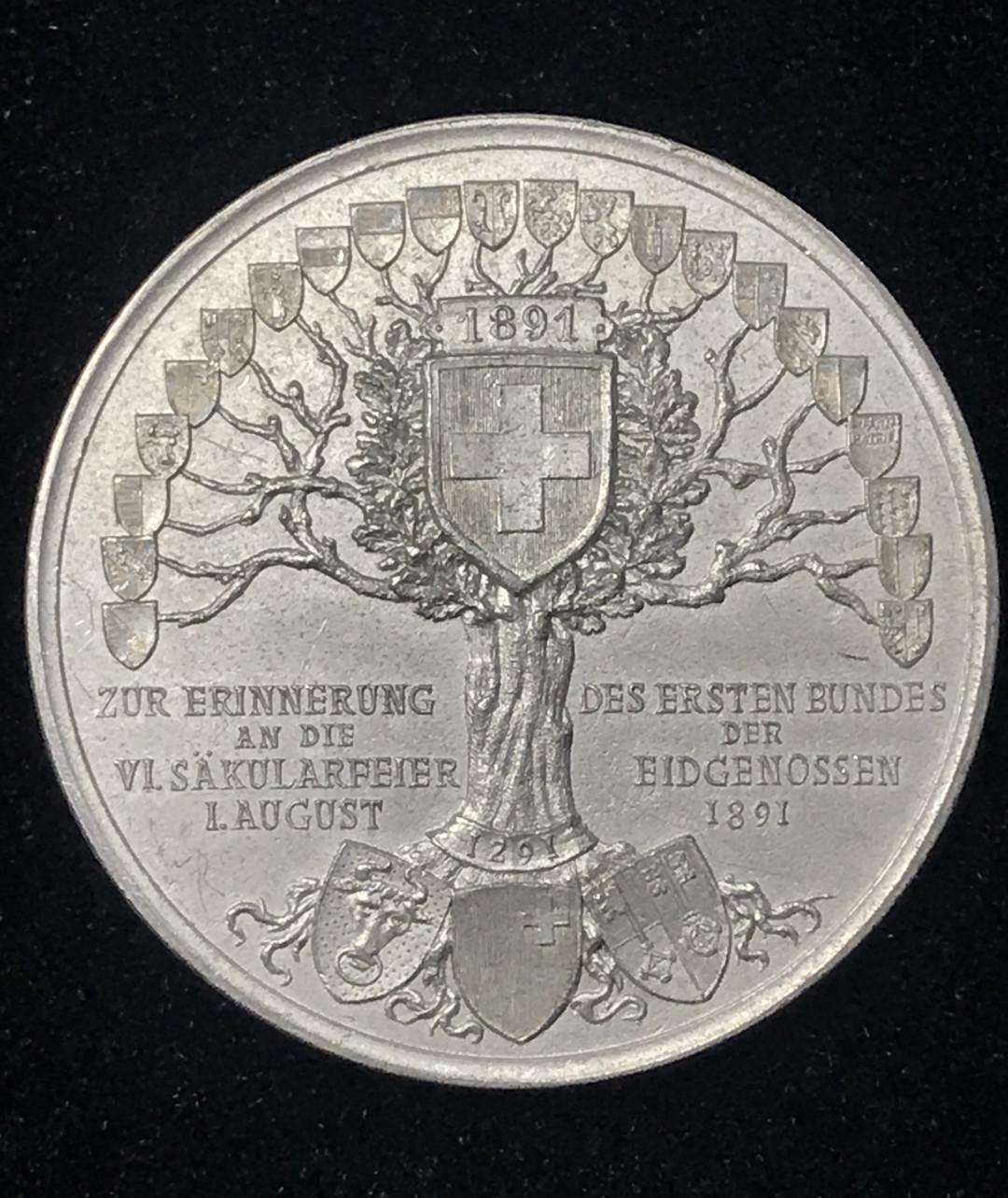 喜迎🐂年艺术麦朵尔第四场拍卖 瑞士1891年建立600周年