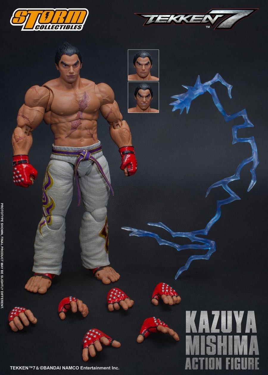 零元拍：Storm Toys ：1/12《铁拳7》- 三岛 一八 / KAZUYA MISHIMA (三头雕配置） 