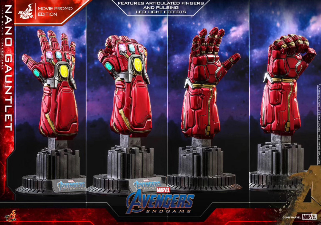 零元拍：HOTTOYS ACS008《复仇者联盟4：终局之战》纳米手套（复联別注版）1：4比例珍藏品