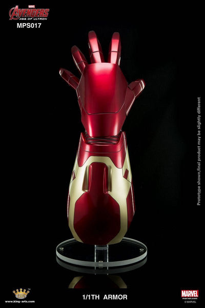 零元拍：King Arts - 1/1电影道具系列 钢铁侠MK43手套套装 MPS017 - 零元拍：King Arts - 1/1电影道具系列 钢铁侠MK43手套套装 MPS017