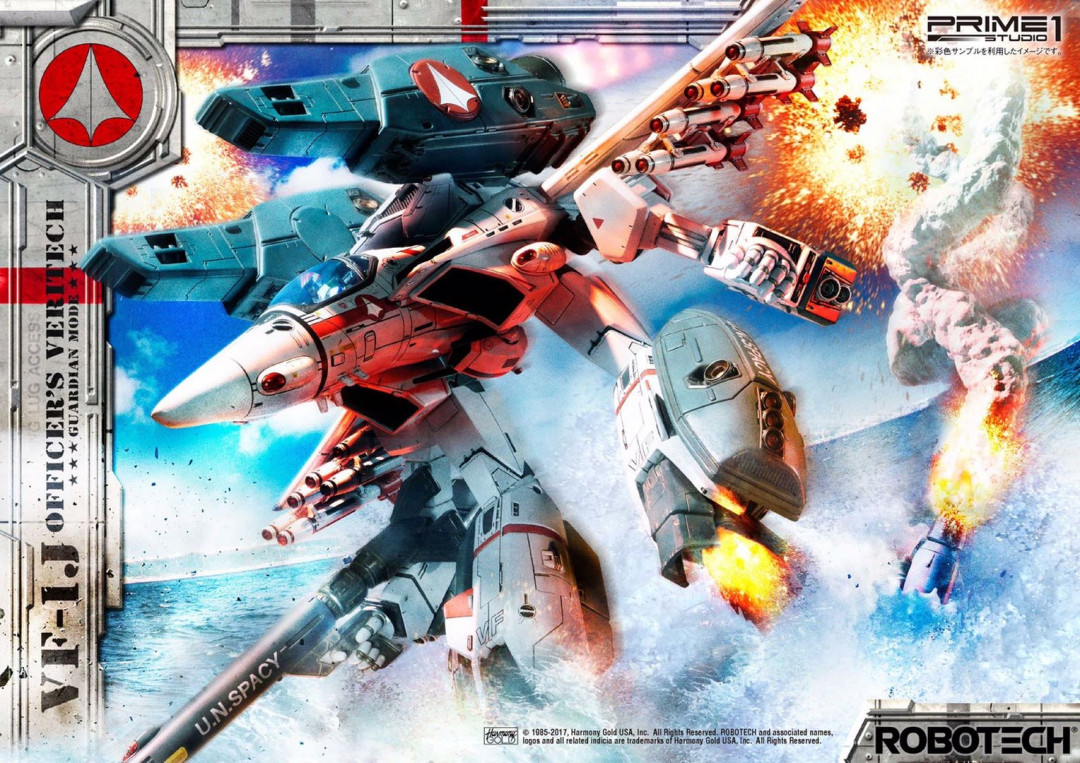 零元拍：Prime 1 Studio ：32.6寸《Robotech/太空堡垒》- 战斗机VF-1J