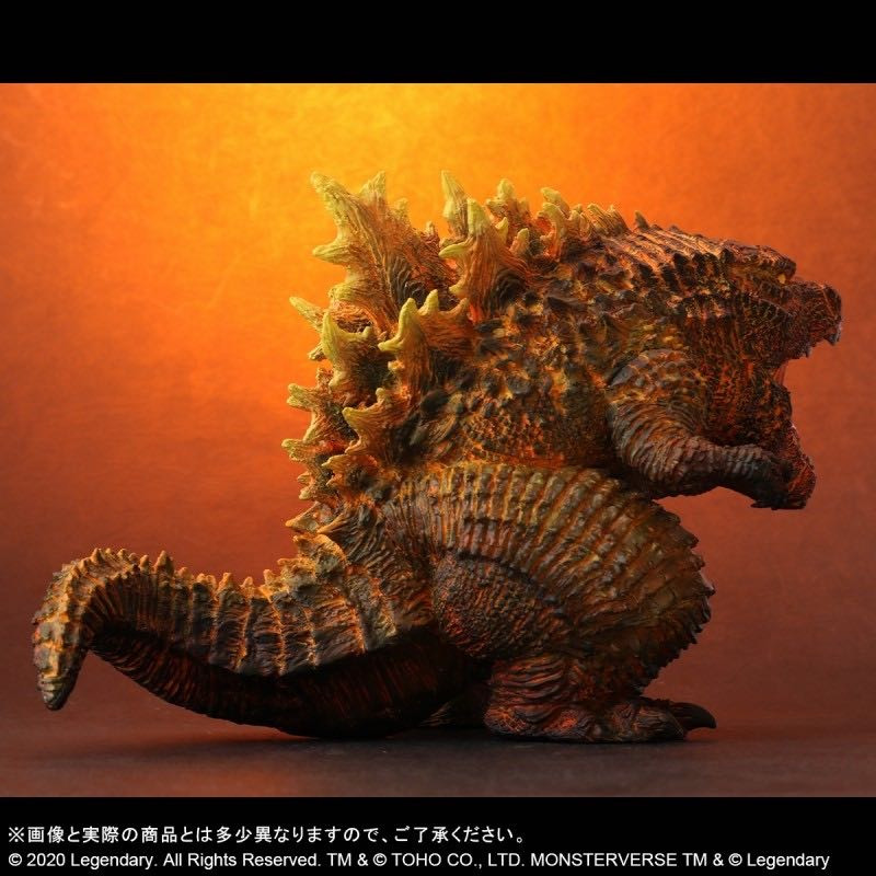零元拍：X-PLUS：12cm《哥斯拉2：怪兽之王》- 红莲哥斯拉 Burning Godzilla