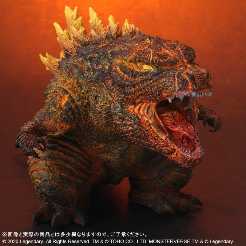 零元拍：X-PLUS：12cm《哥斯拉2：怪兽之王》- 红莲哥斯拉 Burning Godzilla
