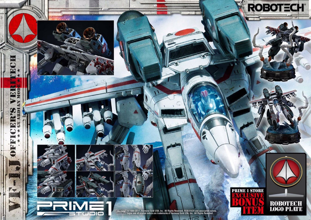 零元拍：Prime 1 Studio ：32.6寸《Robotech/太空堡垒》- 战斗机VF-1J