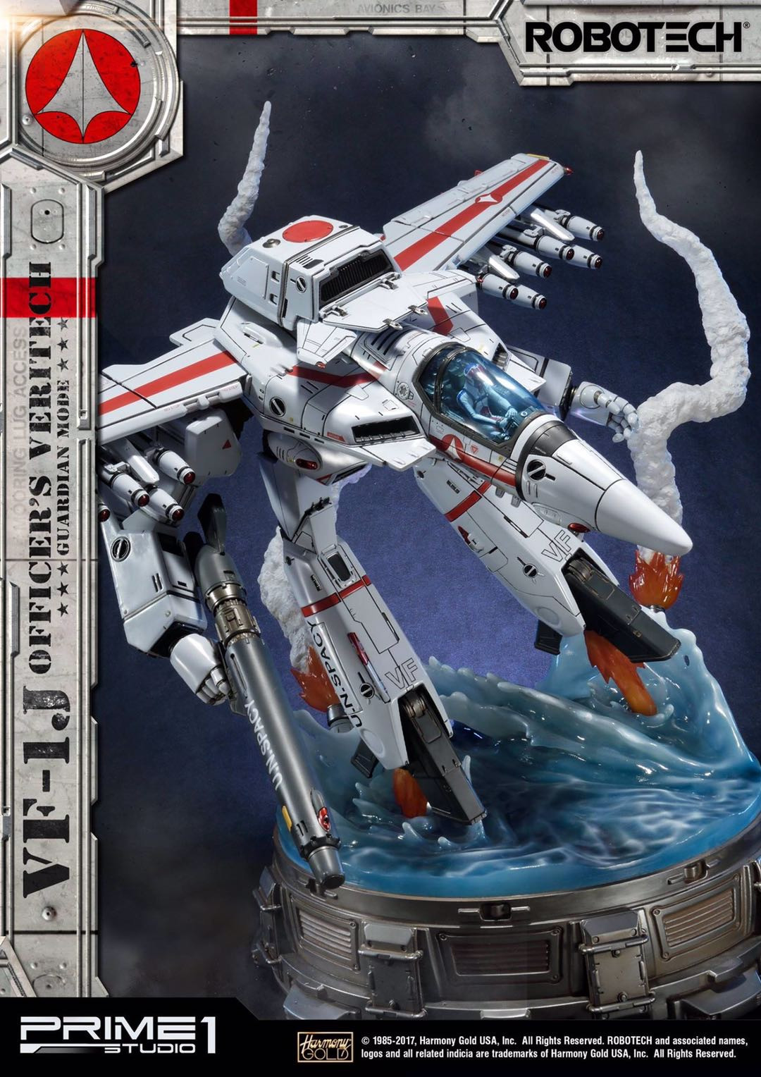 零元拍：Prime 1 Studio ：32.6寸《Robotech/太空堡垒》- 战斗机VF-1J