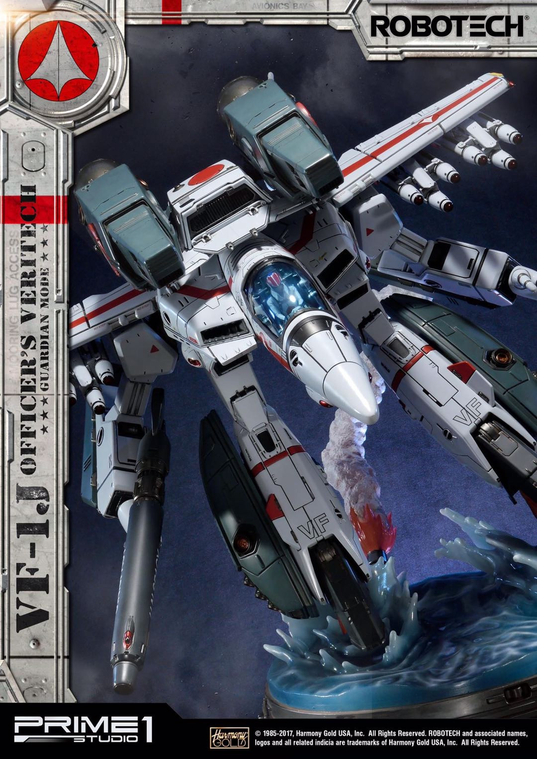 零元拍：Prime 1 Studio ：32.6寸《Robotech/太空堡垒》- 战斗机VF-1J