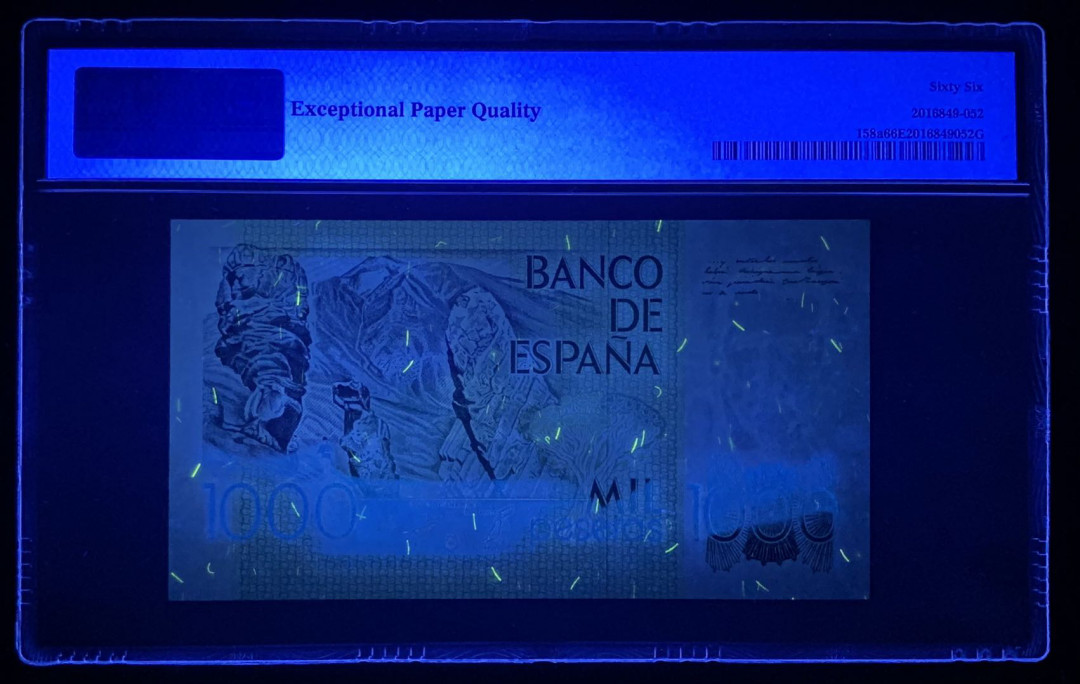 紫瑗钱币—微拍第131期—纸币场 西班牙 1979（1982）年 1000比塞塔 PMG 66 EPQ （P-158a）