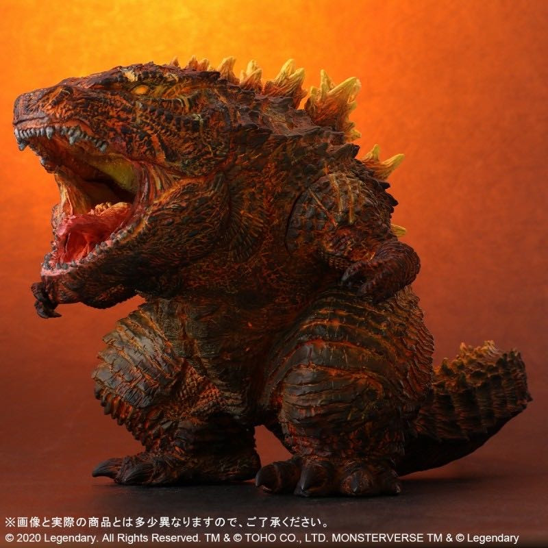 零元拍：X-PLUS：12cm《哥斯拉2：怪兽之王》- 红莲哥斯拉 Burning Godzilla