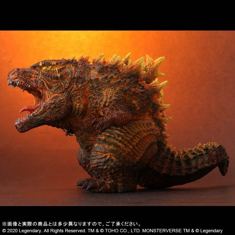 零元拍：X-PLUS：12cm《哥斯拉2：怪兽之王》- 红莲哥斯拉 Burning Godzilla