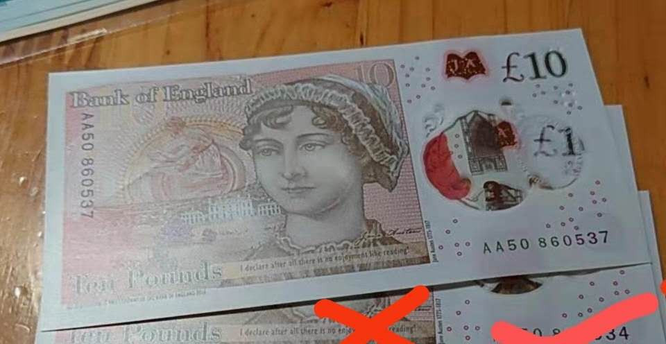 陆续更新~【囧羊收藏】精选微拍第15期~2021年第六期 世界精品纸币荟萃 2017年英国G序列10镑 首发AA冠 全程无4