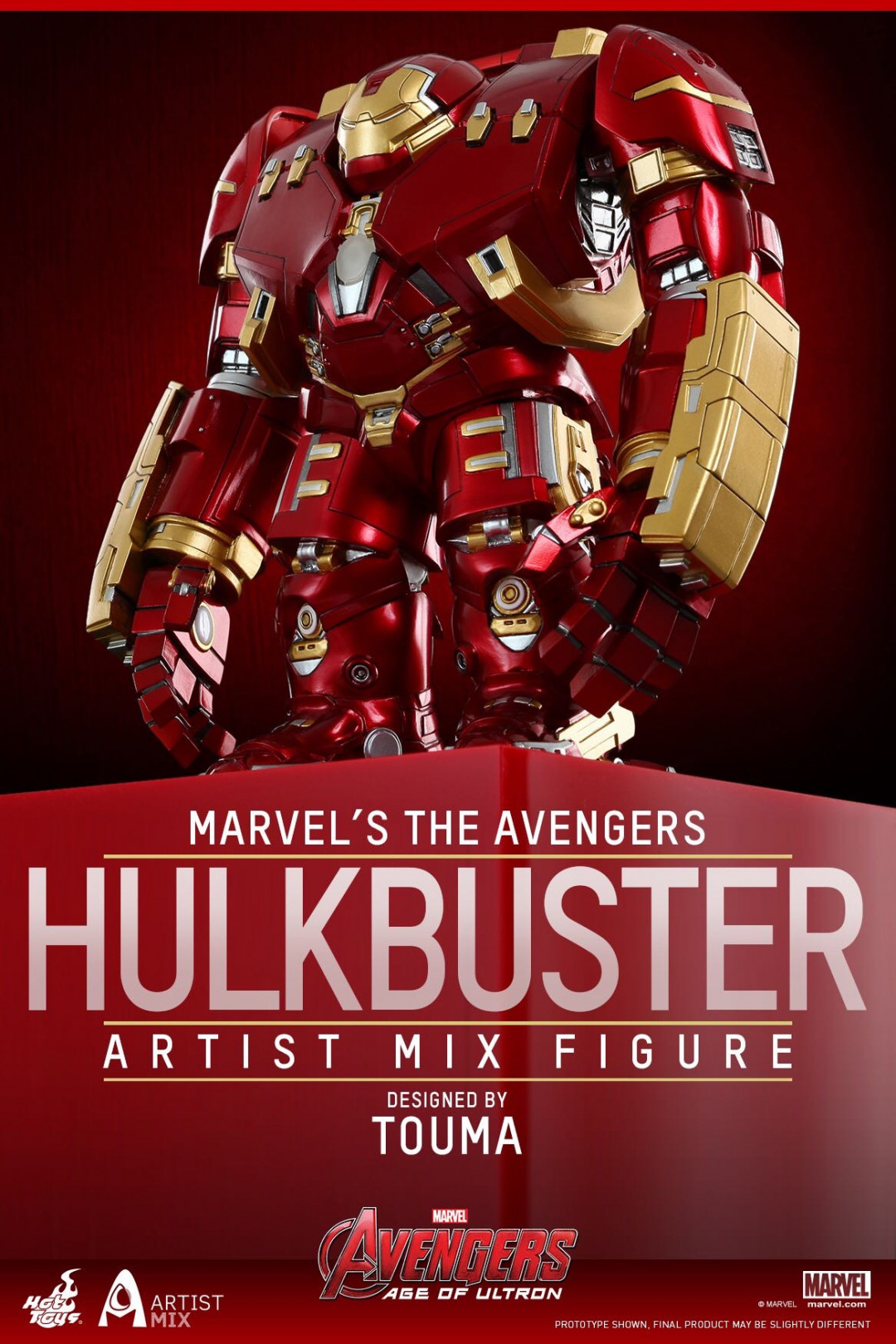 零元拍：Hottoys 《复联2-奥创纪元》全新Artist Mix系列Q版人偶 AMC003 反浩克
