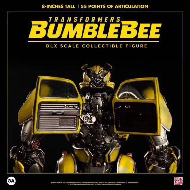 零元拍：HASBRO X 3A 8寸 变形金刚外传 大黄蜂 Bumblebee 3A18108