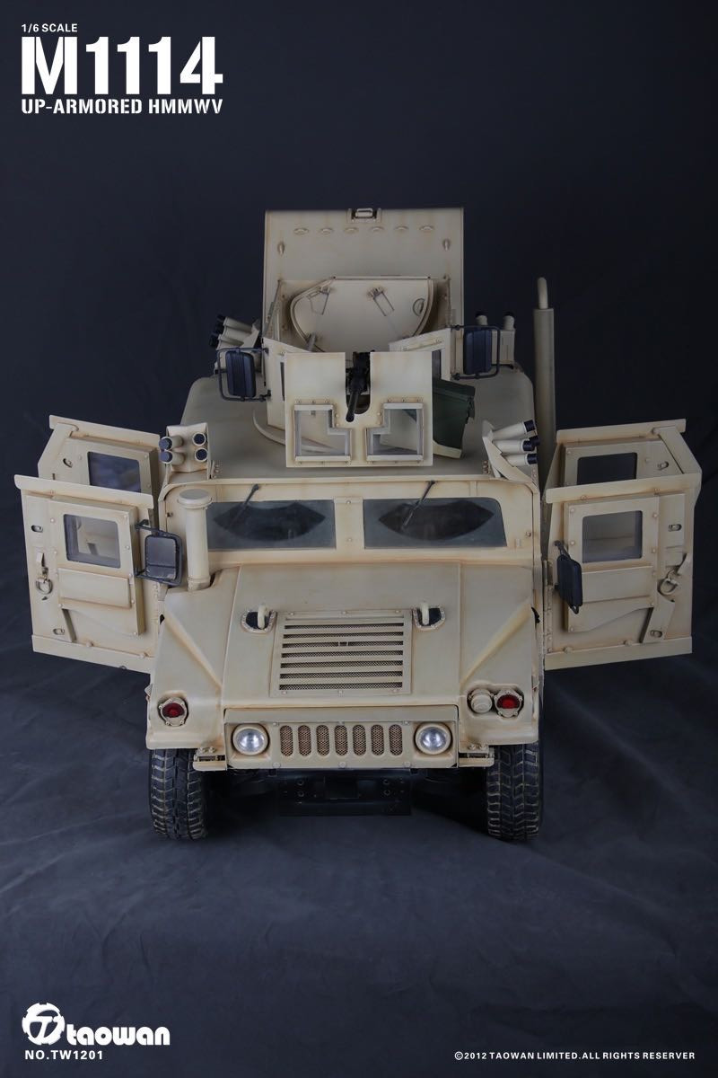 零元拍：淘玩Taowan绝版：1/6比例- 全金属 M1114附加重装甲战术型悍马