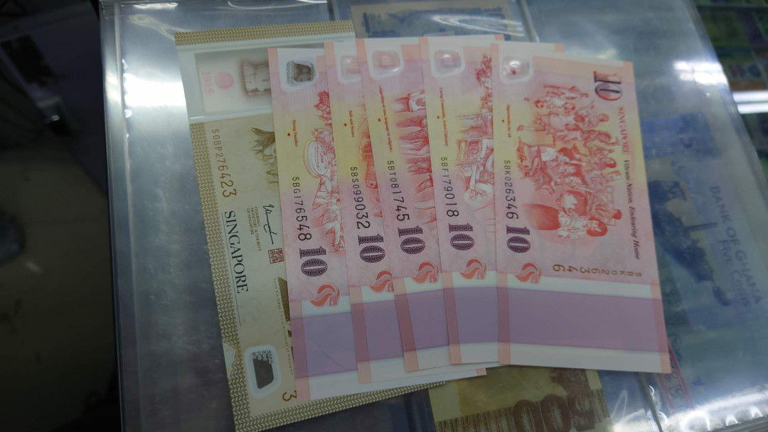 陆续更新~【囧羊收藏】精选微拍第15期~2021年第六期 世界精品纸币荟萃 2017年新加坡建国50周年纪念钞六张全套（100新元面值）全新绝品带原装册