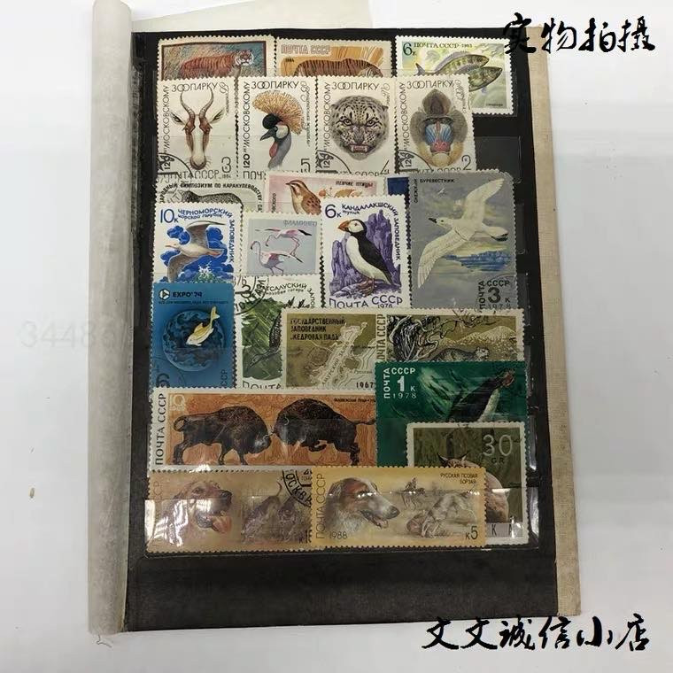 文文诚信小店 苏联邮票 红色经典邮票 历史 人文 动物邮票 保真实拍 8877 包邮