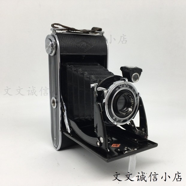 文文诚信小店 德国老相机AGFA爱克发120胶片中画幅胶片菲林皮腔相机风箱A2585