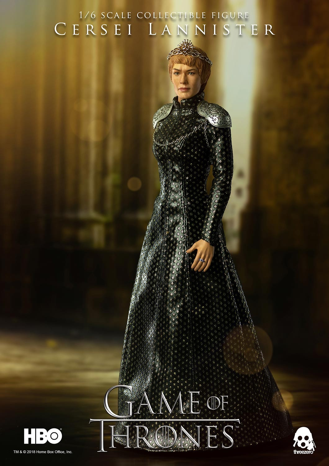 零元拍：ThreeZero 3z0064 1/6 《权力的游戏》- Cersei Lannister/瑟曦·兰尼斯特