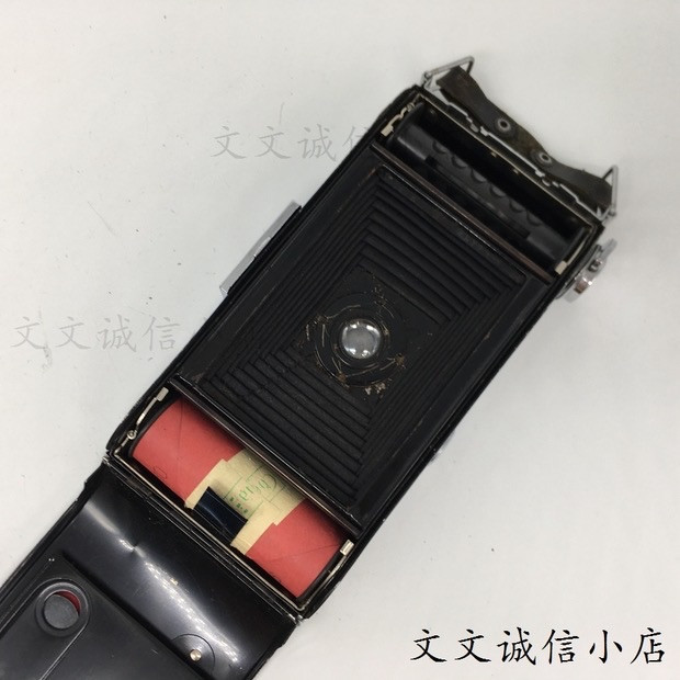 文文诚信小店 德国老相机AGFA爱克发120胶片中画幅胶片菲林皮腔相机风箱A2585