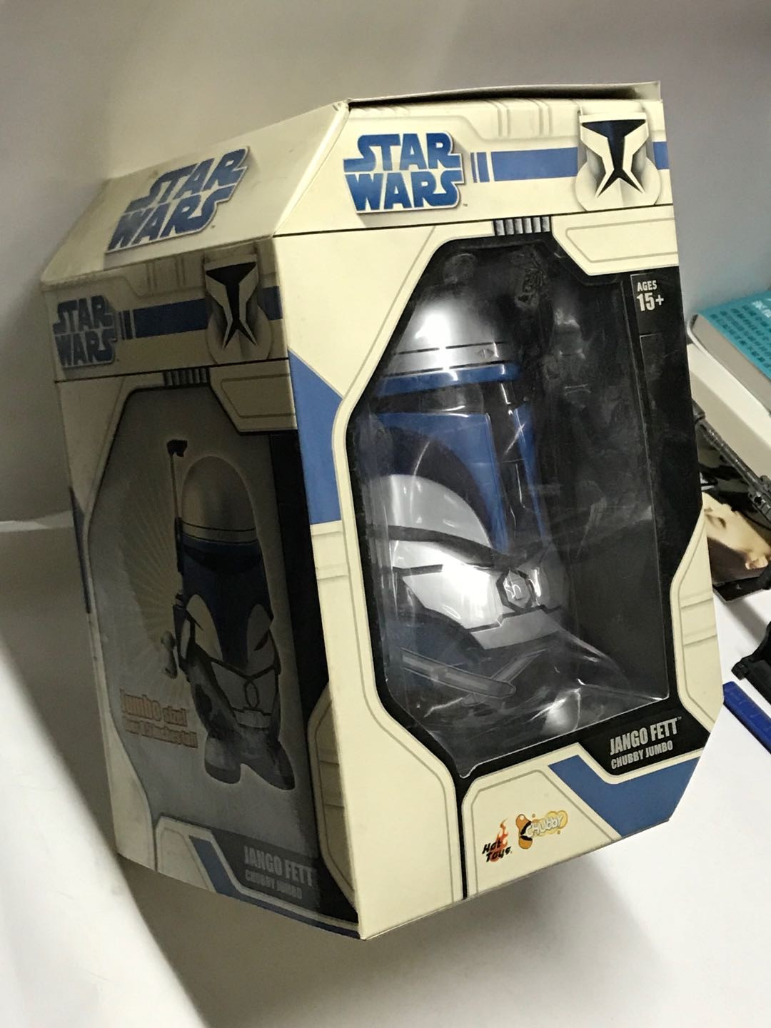 零元拍：HOTTOYS 绝版大Q版 星球大战 赏金猎人詹戈·费特